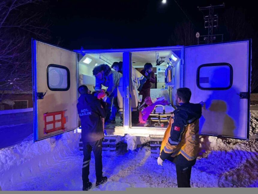 Patnos’ta Yoğun Kar Yağışı Bir Bebeğin Hayatını Tehdit Etti, Sağlık Ekipleri Zamanla Yarıştı