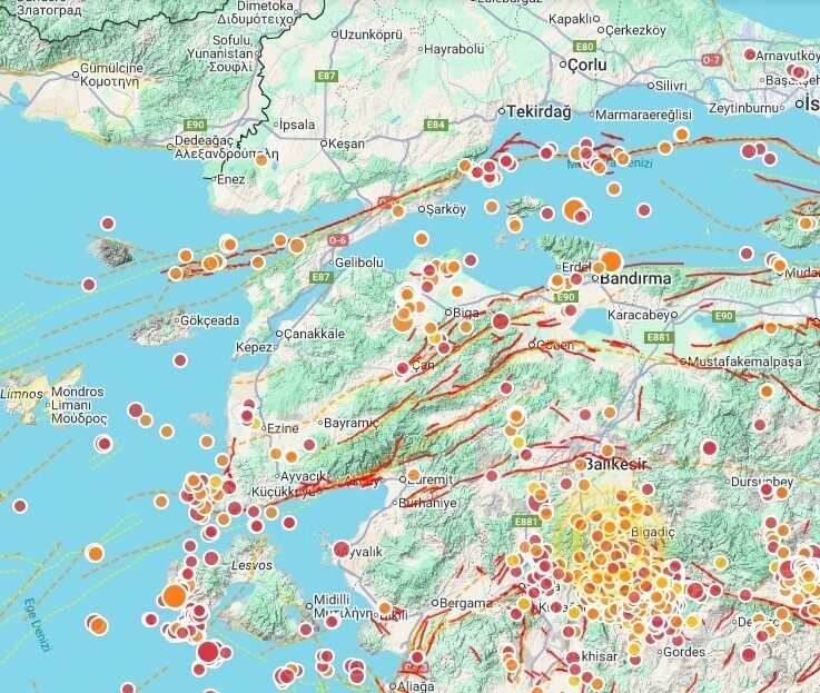 Biga’daki sismik hareketlilik tarihi bir olay olarak değerlendirildi