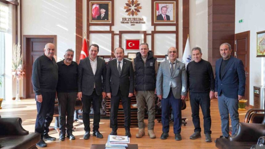 DAGC ve DGF Yönetimi Erzurum Teknik Üniversitesi Rektörünü Ziyaret Etti DAGC ve DGF Yönetimi Erzurum Teknik Üniversitesi Rektörünü Ziyaret Etti