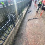 Akyazı’da otomobil su kanalına düştü, sürücü yaralı olarak hastaneye kaldırıldı.