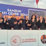 Samsun Batı Çevre Yolu’nun temeli Ulaştırma Bakanı Uraloğlu’nun katılımıyla atıldı.