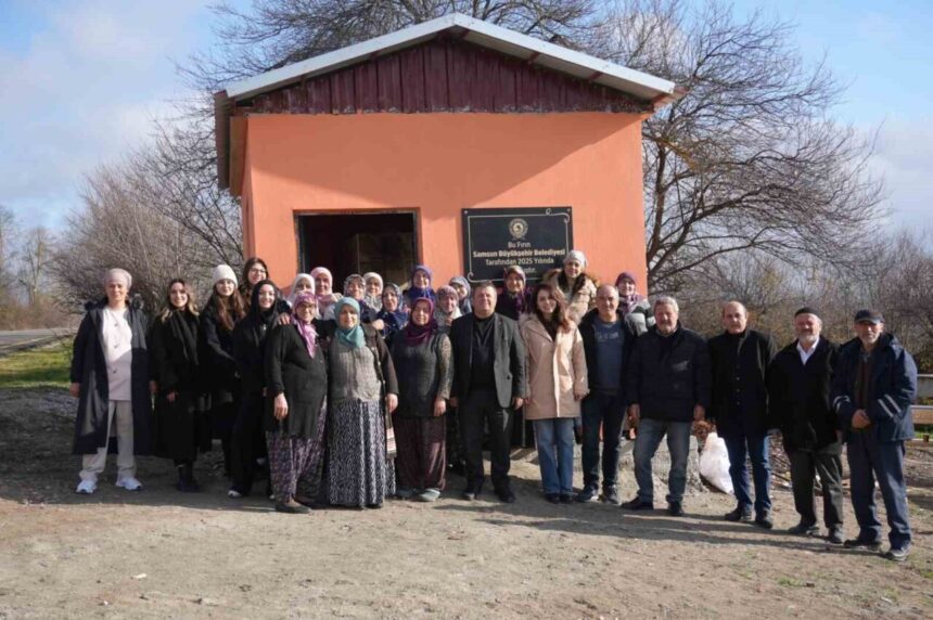 Samsun Büyükşehir Belediyesi, kırsal yaşamı güçlendirmek için Köy Fırınları Projesi’ni hayata geçirdi.