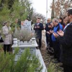 Ahmet Işlakça’nın şehadetinin yıl dönümünde kabri başında anma töreni gerçekleştirildi.