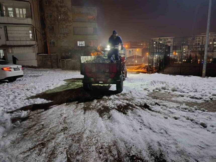 Siirt’te Olumsuz Hava Şartlarına Karşı Tuzlama ve Kar Küreme Çalışmaları Devam Ediyor Siirt’te Olumsuz Hava Şartlarına Karşı Tuzlama ve Kar Küreme Çalışmaları Devam Ediyor