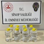 Gerze’de düzenlenen operasyonda 20 litre etil alkol yakalandı, 1 şüpheli hakkında işlem yapıldı.