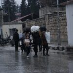 Halep’te Suriye ordusu ile SDG arasında ilan edilen ateşkes sonrası tahliye çalışmaları devam ediyor.