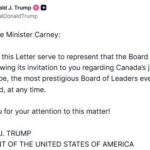 Trump, Kanada Başbakanı Carney’e Gazze Barış Kurulu davetini geri çektiğini duyurdu.