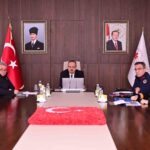 Aydın Valisi Canbolat, İçişleri Bakanı Yerlikaya ile video konferansla görüştü.
