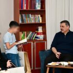 Erzurum Valisi Mustafa Çiftçi, eşiyle birlikte Hamidiye Çocuk Evi’ni ziyaret etti.