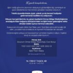 Iğdır Valisi M. Fırat Taşolar’dan hediyeler yerine fidan bağışı çağrısı