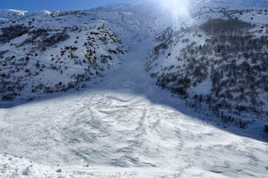Van-Çatak karayolu, çığ düşmesi nedeniyle 4 gündür kapalı kalmaya devam ediyor.