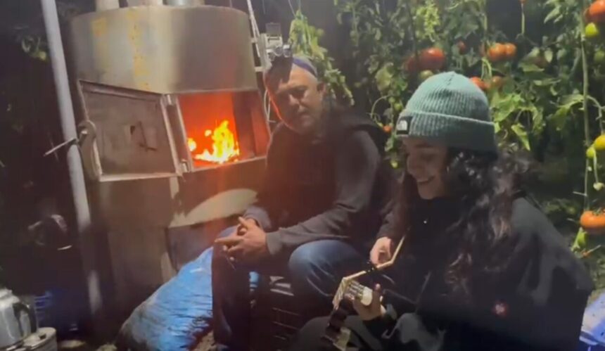 Serik’te Üreticiler, Hava Soğuduğu İçin Don Nöbeti Tutarak Ürünleri Koruyor