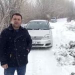 Sorgun’da kar nedeniyle yolda kalan araç, İl Özel İdaresi ekiplerinin müdahalesiyle kurtarıldı.