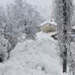 Yüksekova’da çığ, Yeşiltaş köyüne kadar ulaştı; can kaybı olmadan büyük bir tehlike atlatıldı.