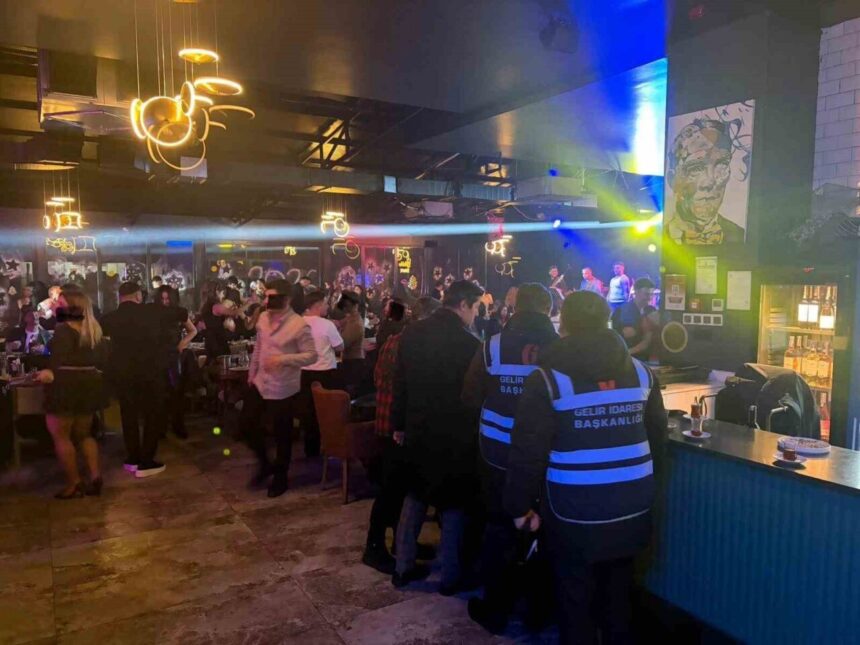 Zonguldak Defterdarlığı, yılbaşı gecesi etkinlik mekanlarına geniş kapsamlı vergi denetimi yaptı.